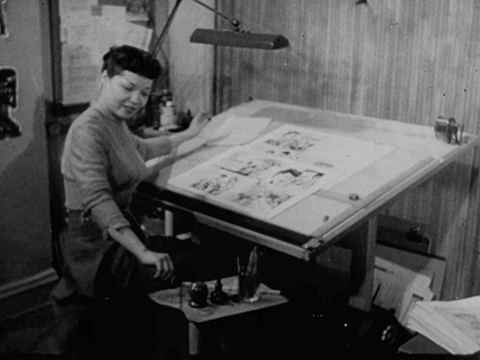 Jackie Ormes film still, One Tenth of a Nation, 1953, Library of Congress