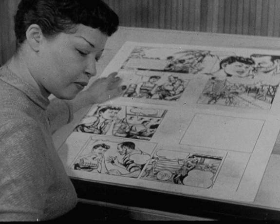 Jackie Ormes film still, One Tenth of a Nation, 1953, Library of Congress