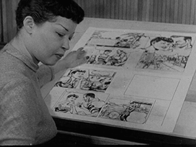 Jackie Ormes film still, One Tenth of a Nation, 1953, Library of Congress