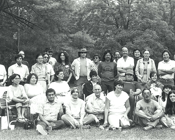 Founding members of the Native American Press Association at Penn State, 1984, Sequoyah National Research Center, University of Arkansas at Little Rock